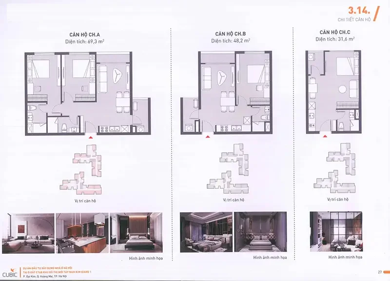 Nhà ở xã hội CT6B Tây Nam Kim Giang
